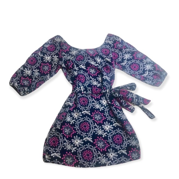 Halo Blue and Pink Circle Dress - Picture 2 of 7